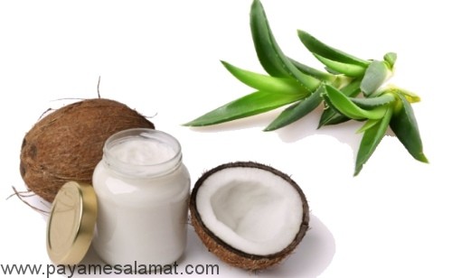 ترکیب فوق العاده روغن نارگیل و آلوئه ورا برای سلامت پوست