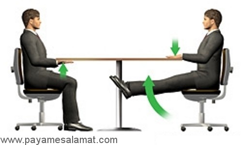 تصاویری از تمرینات ورزشی برای محل کار