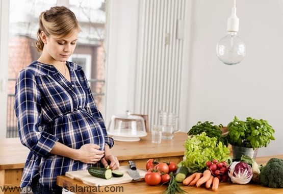 یک رژیم غذایی گیاهی در دوران بارداری