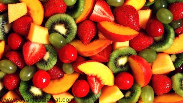 جدول میزان کالری میوه ها