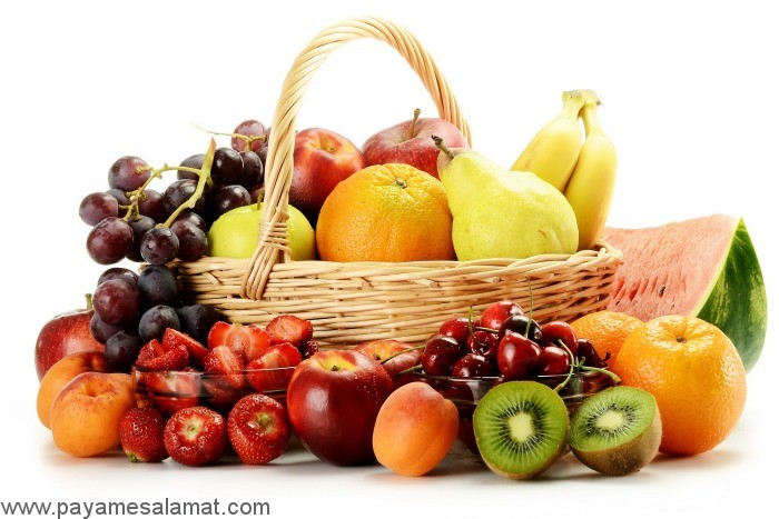 جدول میزان کالری میوه ها