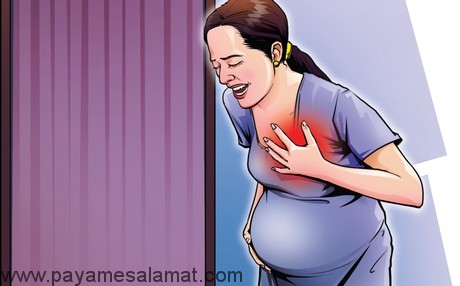 علل درد قفسه سینه در دوران بارداری