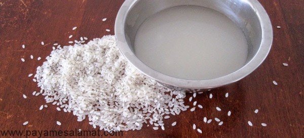 مهمترین فواید آب برنج برای پوست و مو