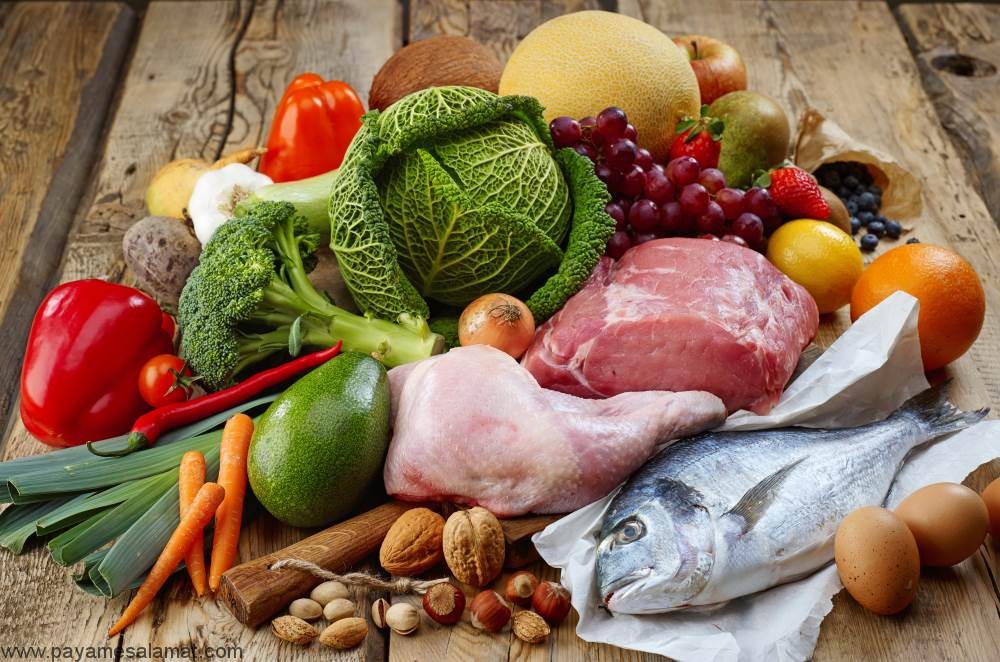 رژیم غذایی ماهی، میوه و سبزیجات و خواص آن برای بدن
