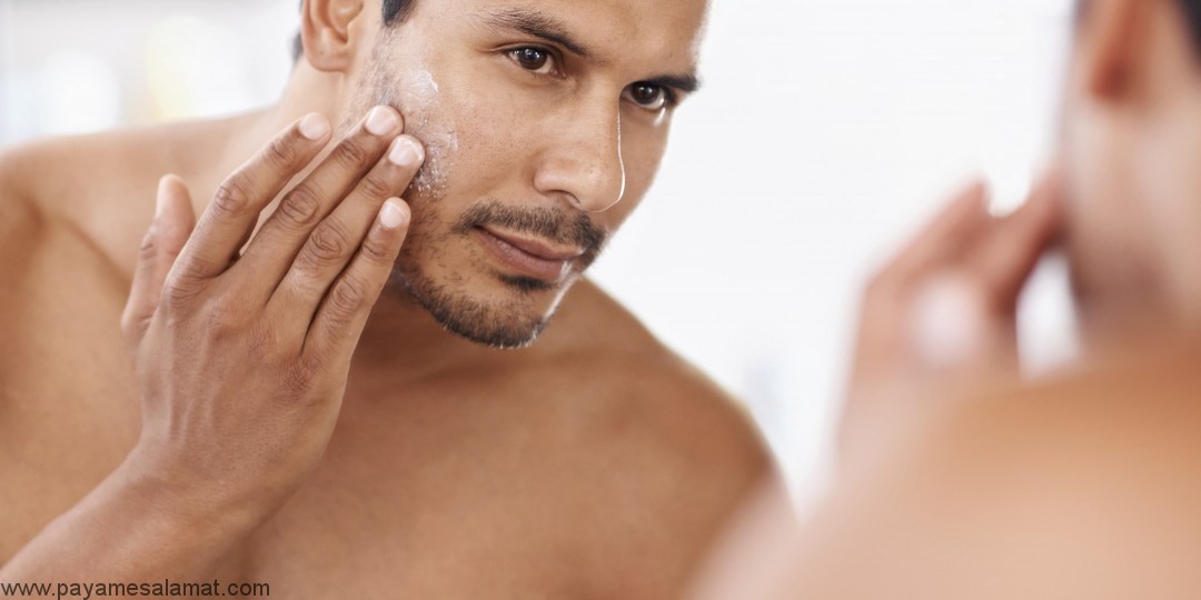 اثرات تستوسترون بر پوست صورت مردان