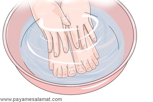 روش صحیح تمیز کردن پاها