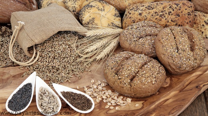 خواص غلات سبوس دار برای بدن