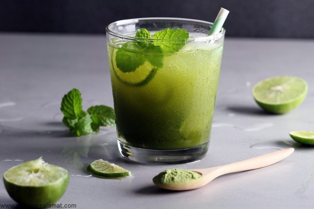 لیموناد چای سبز برای کاهش وزن