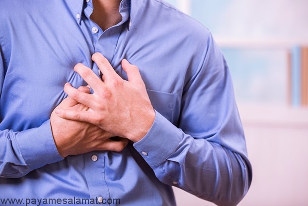 احساس سوزش در قفسه سینه