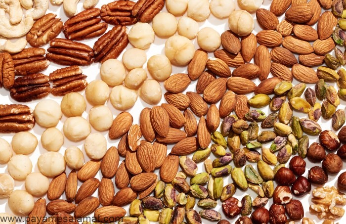 خواص آجیل و مغزها