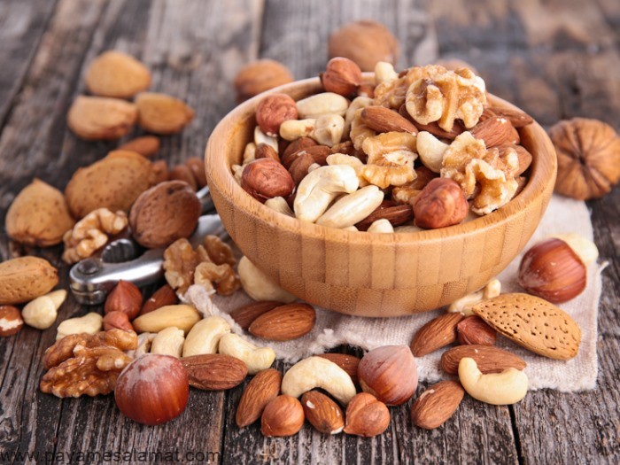 خواص آجیل و مغزها